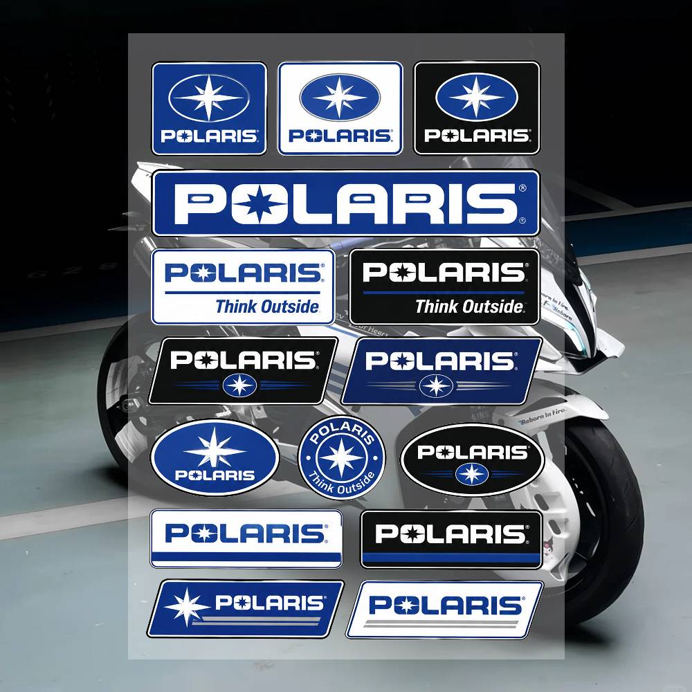 Streetwear Brand Stickers - Set di Adesivi del Marchio A-A-P-po-la-ris