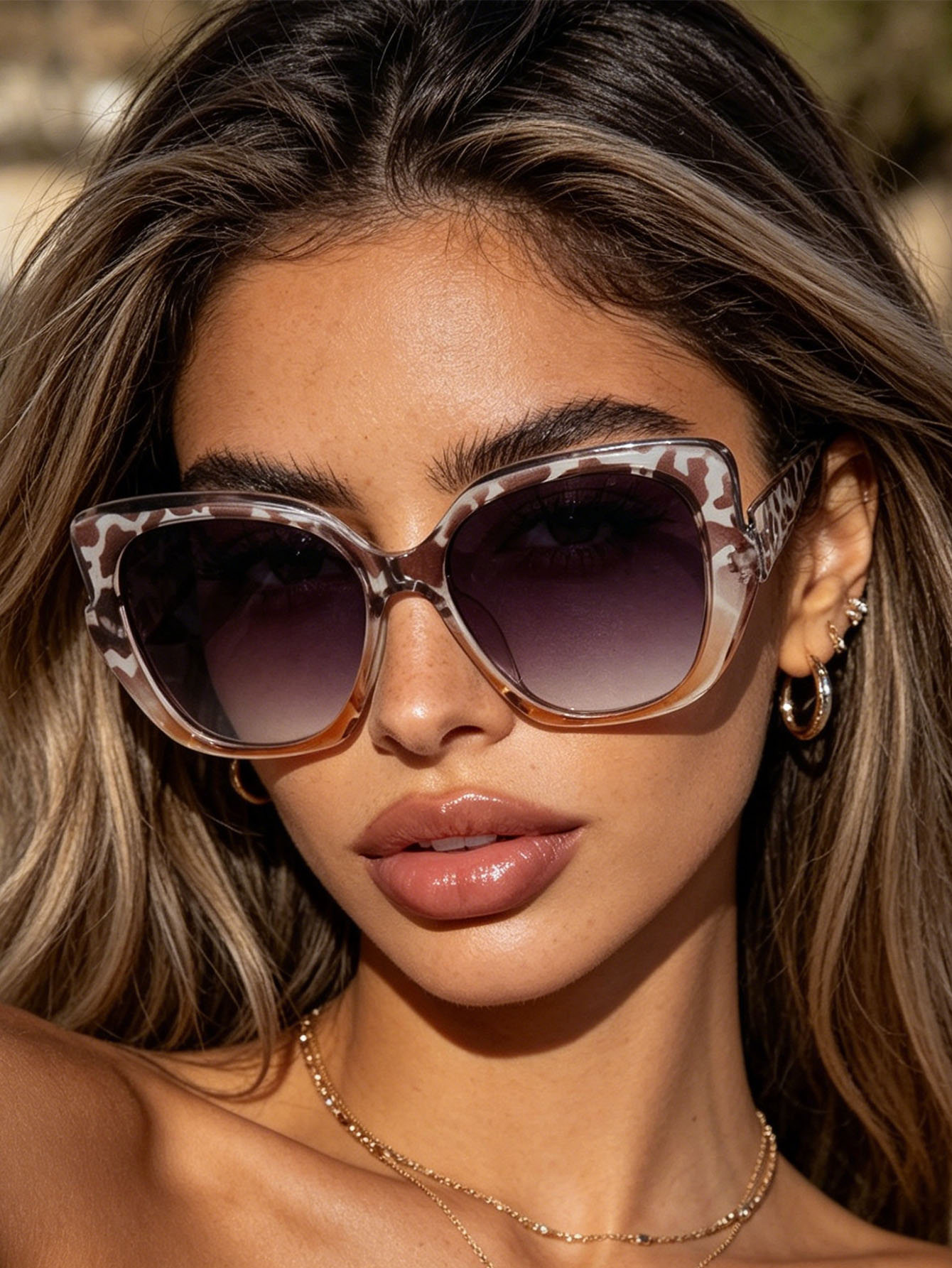 Streetwear Brand With Eye - Occhiali da Sole Donna Trendy con