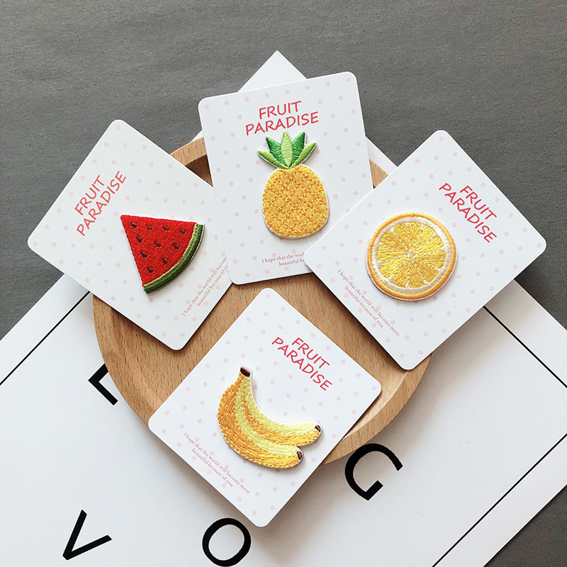 Streetwear Brand Stickers - AHYONNIEX 1PC patch per ricamo frutta