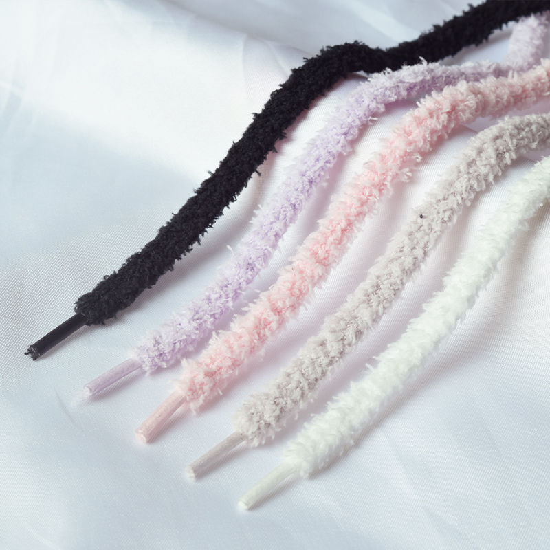 Travis Scott Lace - Nuovo carino peloso morbido rosa bianco