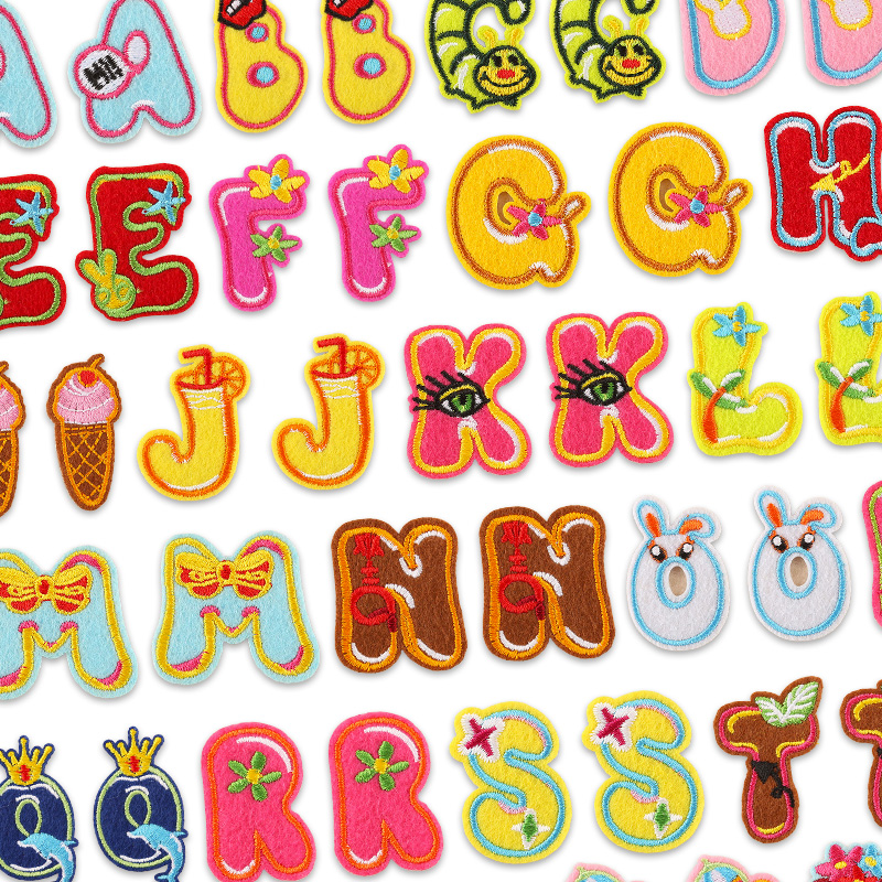 26 pz/set Sfuso Lettera Patch  - Streetwear Brand Stickers recensione e prezzo